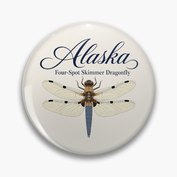 Item preview, Alaska Four-Spot Skimmer Dragonfly designed and sold by The-Drip-Studio.