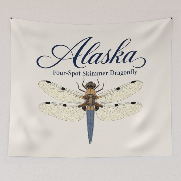 Item preview, Alaska Four-Spot Skimmer Dragonfly designed and sold by The-Drip-Studio.