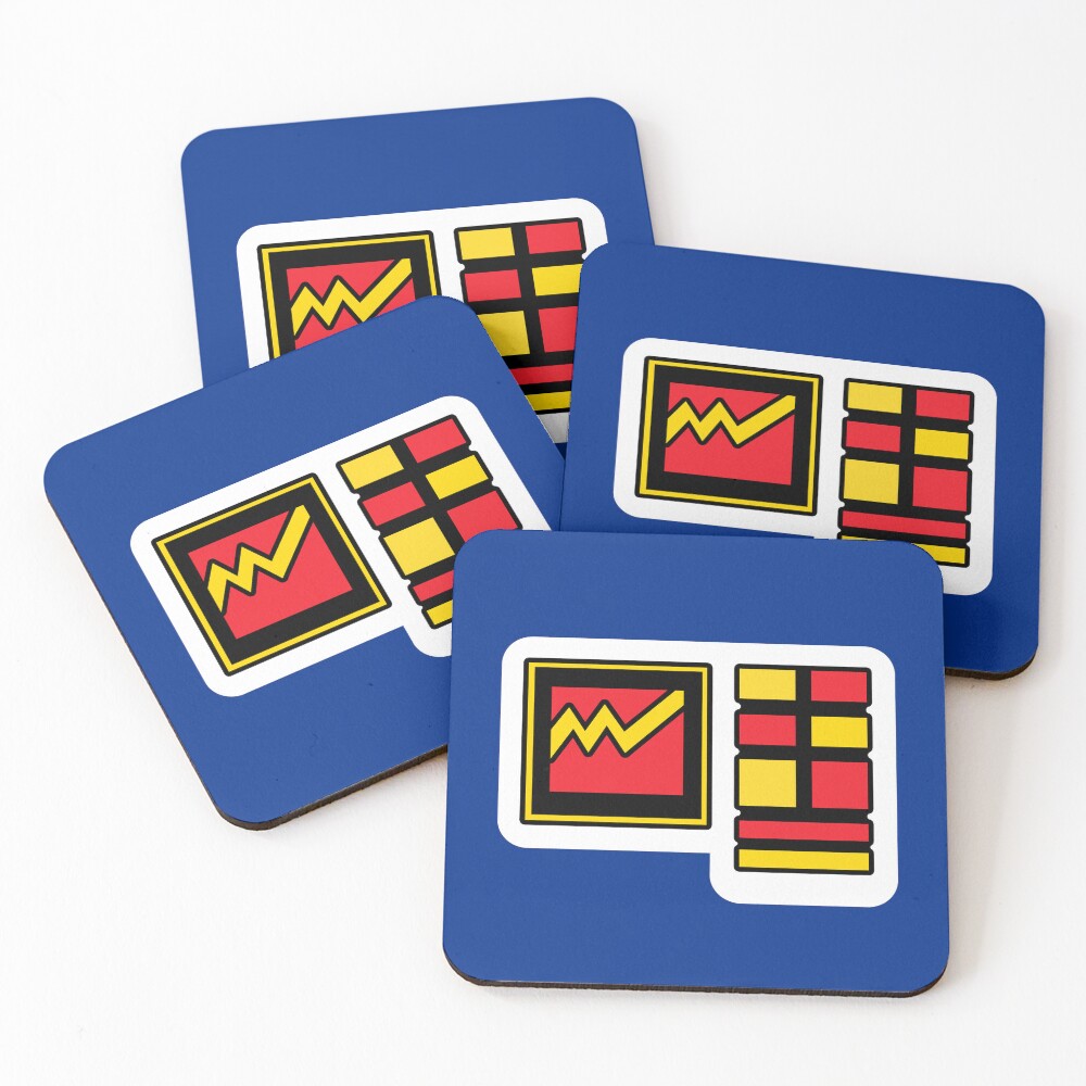 Item preview, Coasters (Set of 4) designed and sold by RoraryMemory.