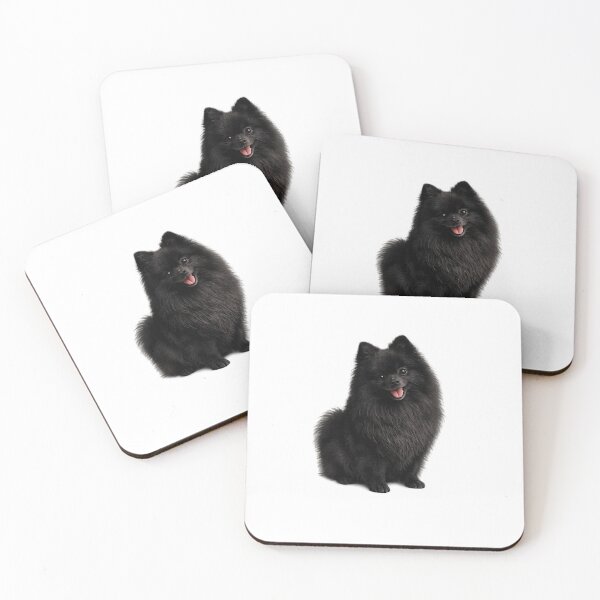 Item preview, Black Pomeranian dog designed and sold by BackgroundND.