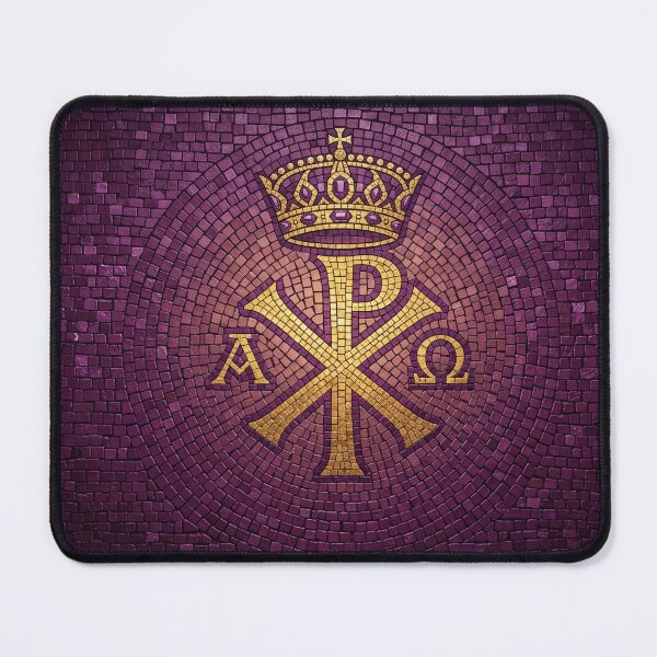 Item preview, Chi Rho Byzantine Mosaic Royal Art designed and sold by KCdS2026.