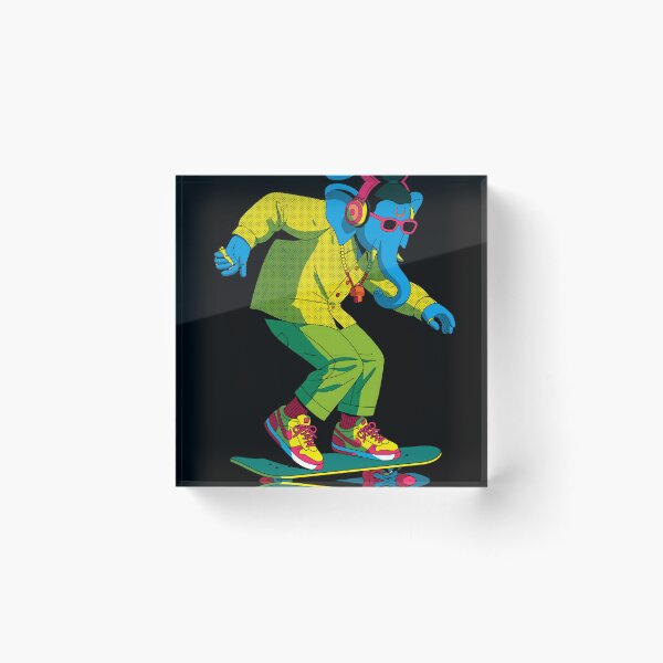 Item preview, Ganesha Skateboard Streetwear Halftone Pop Art designed and sold by PANNARUK THAILAND.