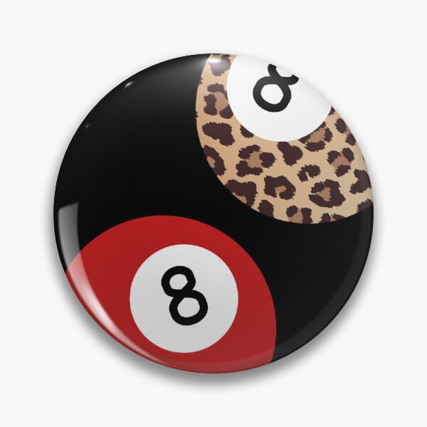 Item preview, Leopard Print and Red 8 Ball Design designed and sold by shaescreations1.