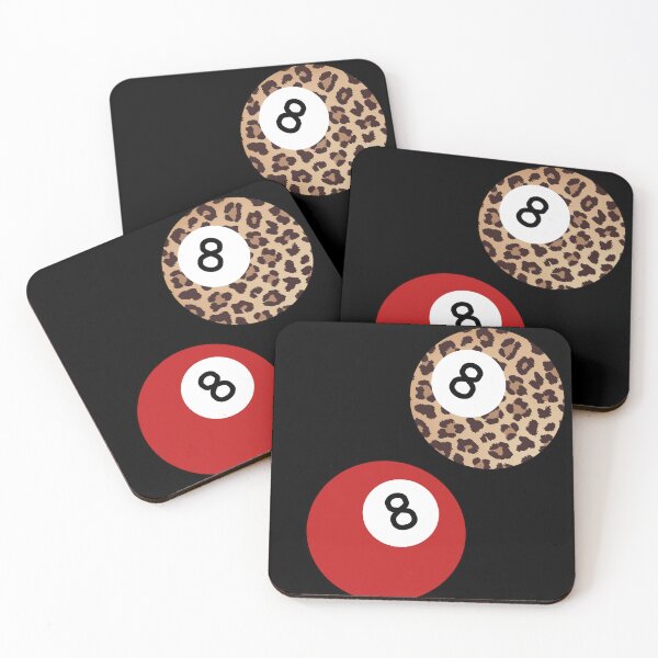 Item preview, Leopard Print and Red 8 Ball Design designed and sold by shaescreations1.