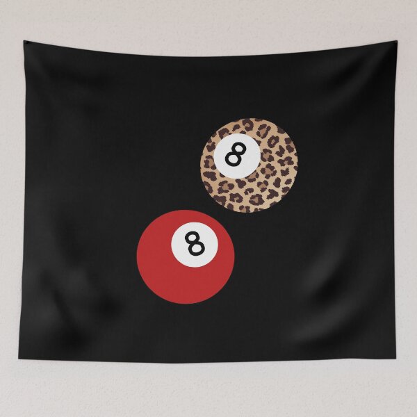 Item preview, Leopard Print and Red 8 Ball Design designed and sold by shaescreations1.