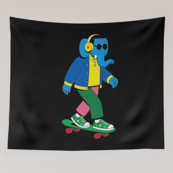 Item preview, Ganesha Skateboard Streetwear Pop Art Skater designed and sold by PANNARUK THAILAND.