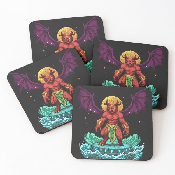Item preview, Rise of the cat demon designed and sold by Cathedral of Curiosity.