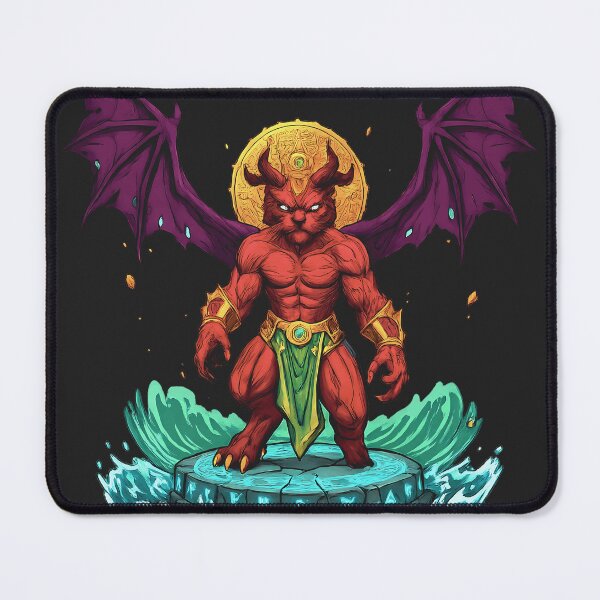 Item preview, Rise of the cat demon designed and sold by Cathedral of Curiosity.