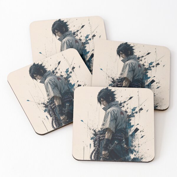 Item preview, Sasuke | Dark Anime Swordsman | Shadow Warrior Ink Splash Art designed and sold by Dyan4.