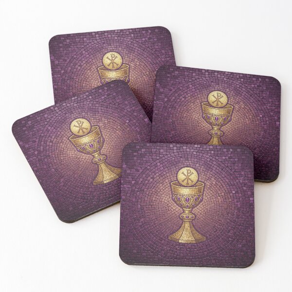 Item preview, Eucharistic Chalice Byzantine Mosaic Art designed and sold by KCdS2026.