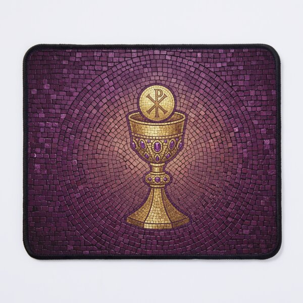 Item preview, Eucharistic Chalice Byzantine Mosaic Art designed and sold by KCdS2026.