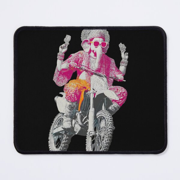 Item preview, Ganesha Motocross Dirt Bike Neon Pop Art designed and sold by PANNARUK THAILAND.