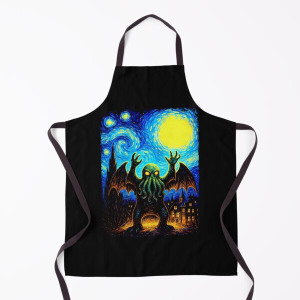 Item preview, Cthulhu Starry Night Lovecraftian Van Gogh designed and sold by Littermin.