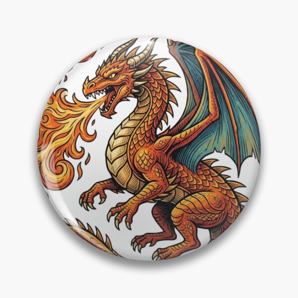 Item preview, great fire dragon designed and sold by BoldcreationsM.