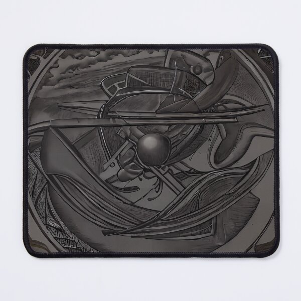 Item preview, Dark Helmet Bird Cloud Sky Orb Spear Wave Surreal Abstract Art designed and sold by YugenWorkshop.