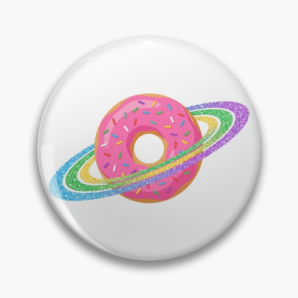 Item preview,  Whimsical Pink Glazed Donut Planet with Sugar Rings designed and sold by pattman.