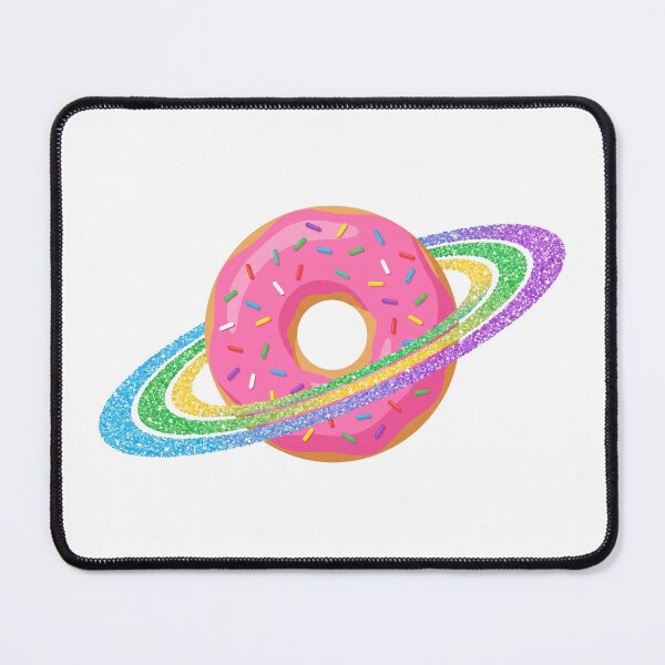 Item preview,  Whimsical Pink Glazed Donut Planet with Sugar Rings designed and sold by pattman.