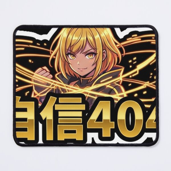 Item preview, Confidence 404 (自信404) - JDM Street Edition Golden Aura Anime Girl designed and sold by Japan-kanji-ya.