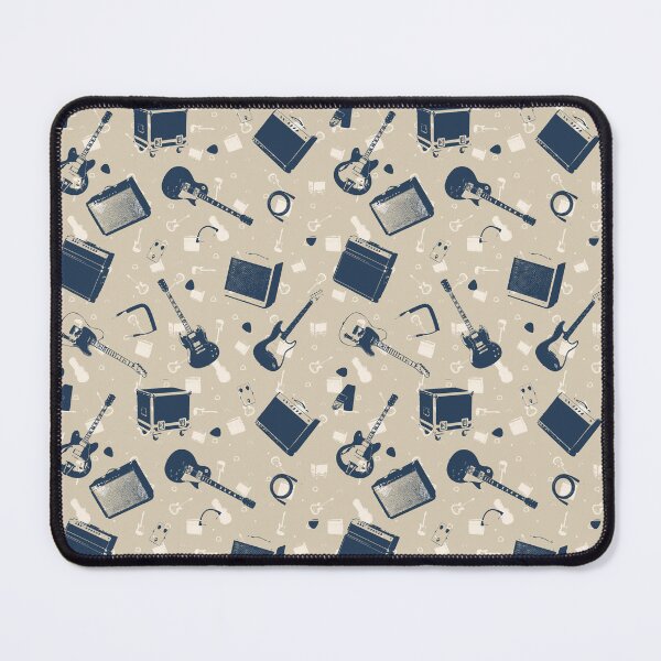 Item preview, Gig Day | Mojave Midday Desert Rock Guitar and Amplifier Pattern designed and sold by Analog Threads & Goods.