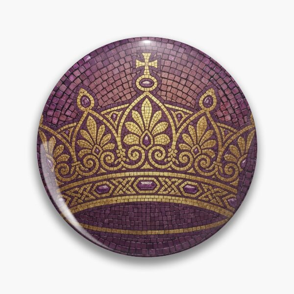 Item preview, Royal Byzantine Crown Mosaic Art designed and sold by KCdS2026.