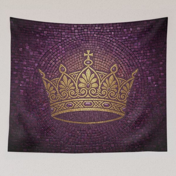 Item preview, Royal Byzantine Crown Mosaic Art designed and sold by KCdS2026.