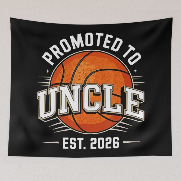 Item preview, Promoted To Uncle 2026 Basketball Family Announcement designed and sold by allistermariam.