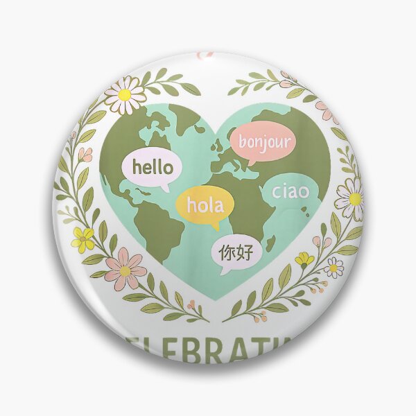 Item preview, ESL Teacher Language is Love Celebrating Multilingual Minds T-Shirt designed and sold by gidget-gadget.