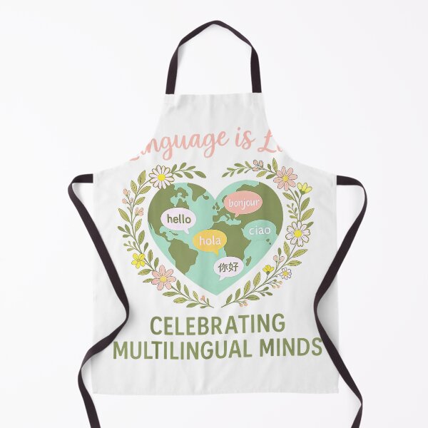 Item preview, ESL Teacher Language is Love Celebrating Multilingual Minds T-Shirt designed and sold by gidget-gadget.