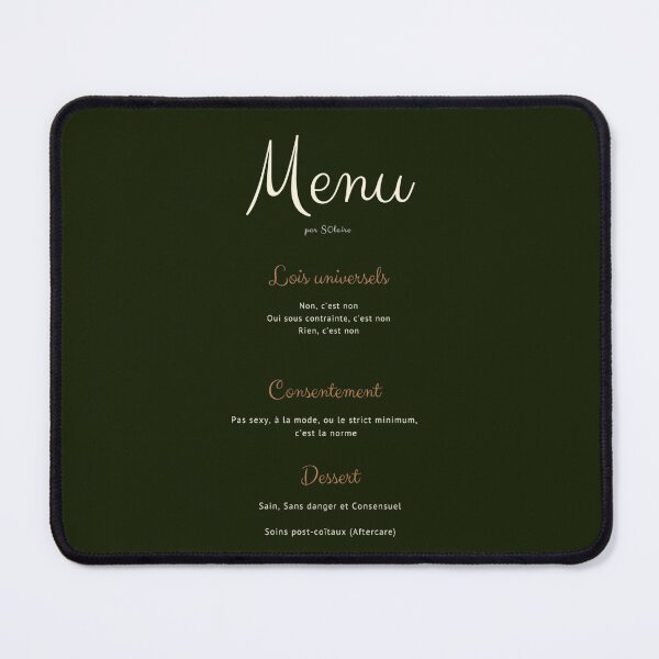 Item preview, Consent Menu designed and sold by S0laire.