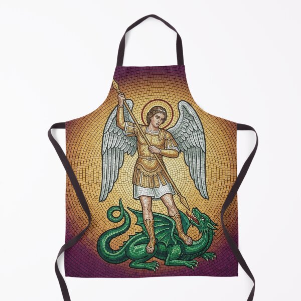 Item preview, Saint Michael the Archangel Byzantine Mosaic Art designed and sold by KCdS2026.