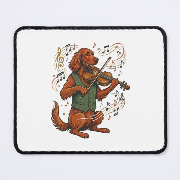 Item preview, Irish Setter Dog Violinist Classical Music Musician designed and sold by PictoVibe.