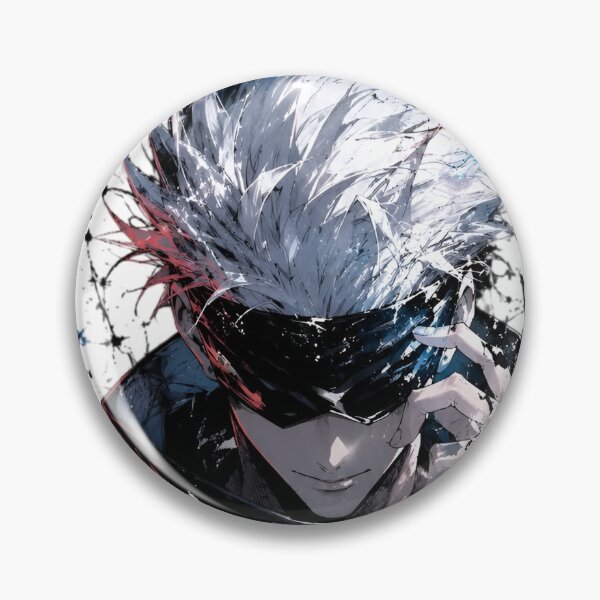 Item preview, Blindfolded Sorcerer | Limitless Power Anime Art Print designed and sold by Dyan4.