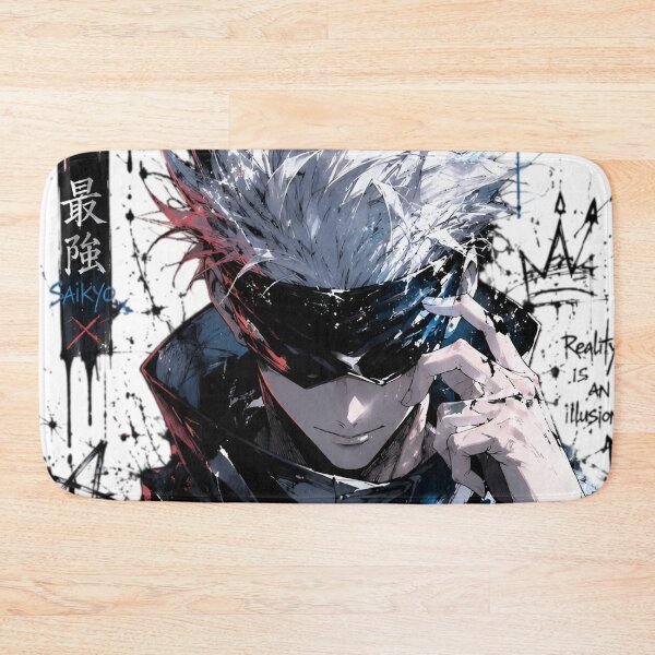 Item preview, Blindfolded Sorcerer | Limitless Power Anime Art Print designed and sold by Dyan4.