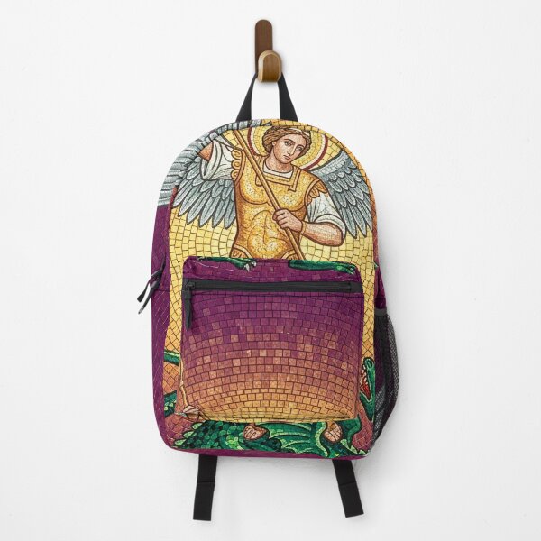 Item preview, Saint Michael Archangel Wings Extended Mosaic Art designed and sold by KCdS2026.