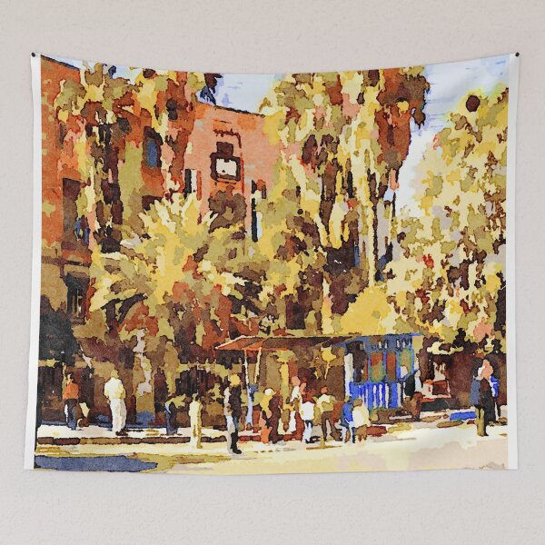 Item preview, People waiting at bus station in Aleppo designed and sold by Giuseppe Cocco.