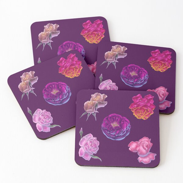 Item preview, Violet and Magenta Roses Collection designed and sold by KrystalBStudios.