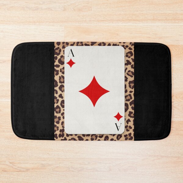 Item preview, Trendy Leopard Ace of Diamonds Playing Card designed and sold by shaescreations1.