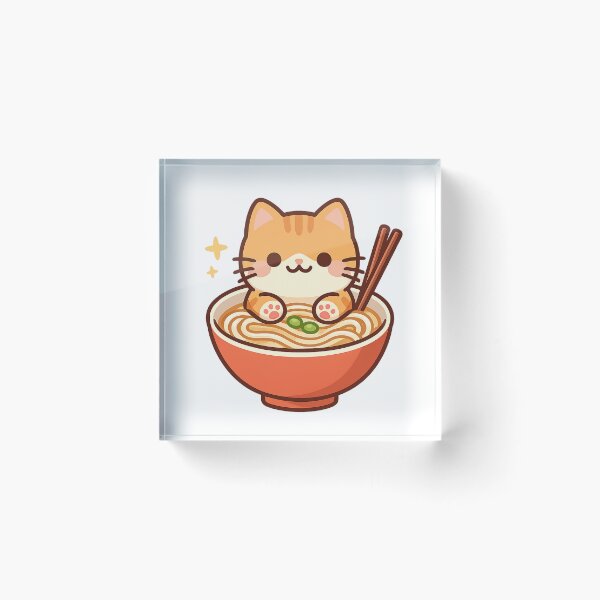 Item preview,  Ramen Cat Bowl designed and sold by LuloCreative.