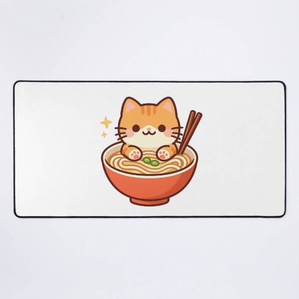 Item preview, Ramen Cat Bowl designed and sold by LuloCreative.