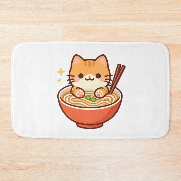 Item preview,  Ramen Cat Bowl designed and sold by LuloCreative.