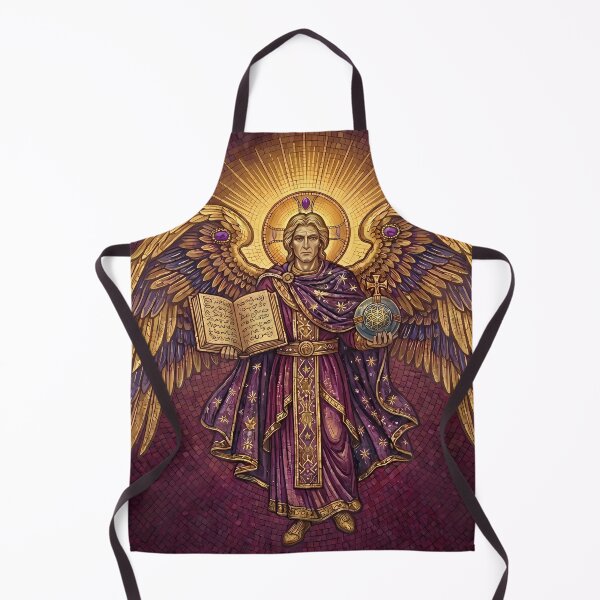 Item preview, Celestial Archangel Guardian Byzantine Mosaic Masterpiece designed and sold by KCdS2026.