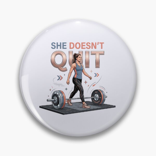 Item preview, Fierce "She Doesn't Quit" Strong Girl Aesthetic! designed and sold by pradeepvisuals.