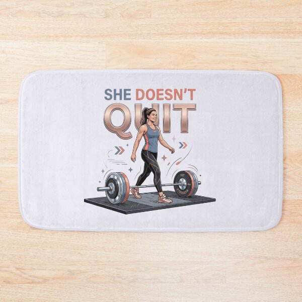 Item preview, Fierce "She Doesn't Quit" Strong Girl Aesthetic! designed and sold by pradeepvisuals.