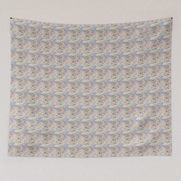 Item preview, Swans and Hearts on Gentle Waves designed and sold by christianpoint.