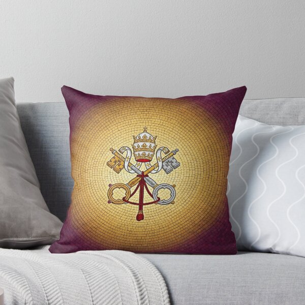 Item preview, Papal Tiara and Keys of Saint Peter Mosaic Art designed and sold by KCdS2026.