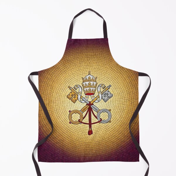 Item preview, Papal Tiara and Keys of Saint Peter Mosaic Art designed and sold by KCdS2026.