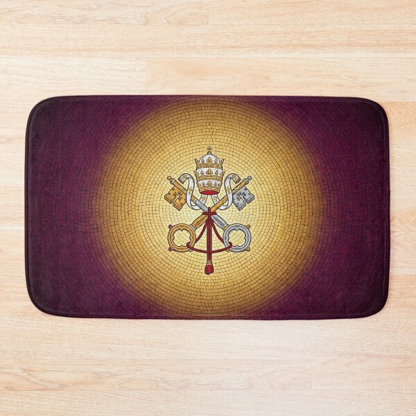 Item preview, Papal Tiara and Keys of Saint Peter Mosaic Art designed and sold by KCdS2026.