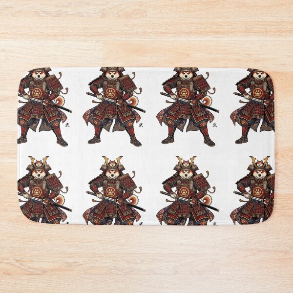 Item preview, Akita Inu Samurai Warrior Katana Sword Ukiyo-e designed and sold by PictoVibe.