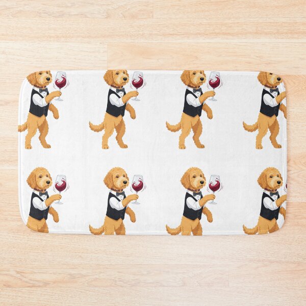Item preview, Goldendoodle Wine Sommelier Red Wine Tasting designed and sold by PictoVibe.