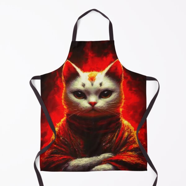 Item preview, White Cat Fire Warrior designed and sold by Cerafus.
